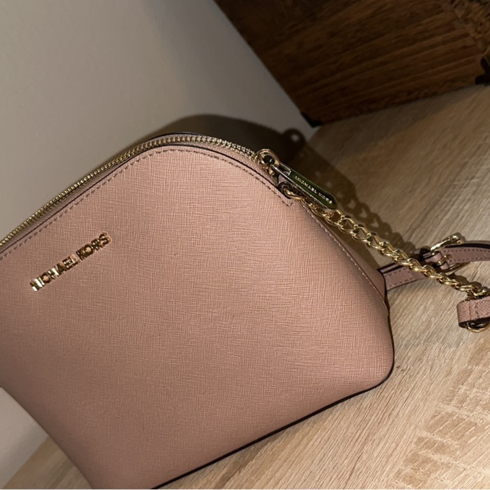 Brand new MK purse! Peachy nude color, crossbody.